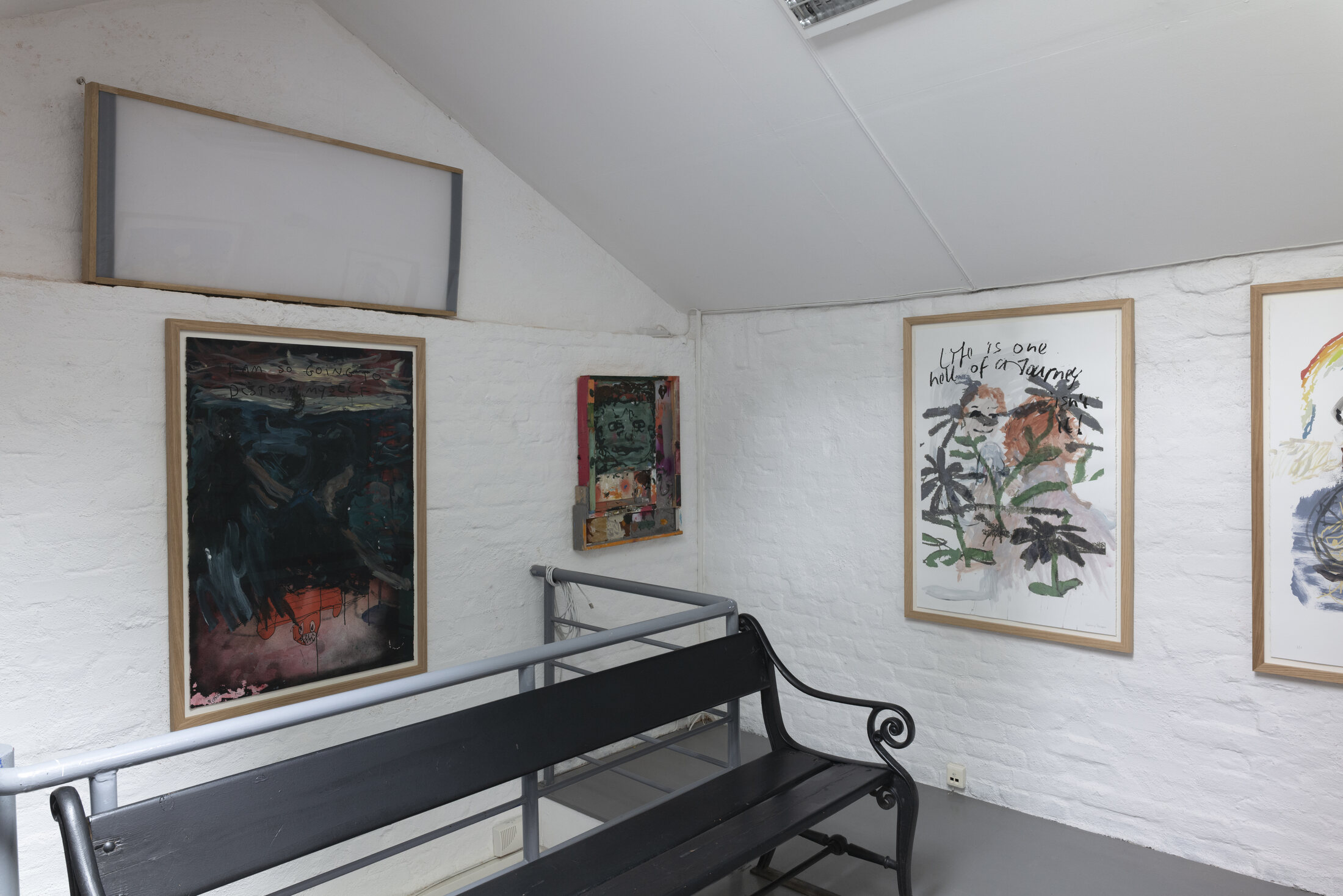 Image from Georg Óskar's exhibition I Am More Tired Than My Cat — upstairs inner corner